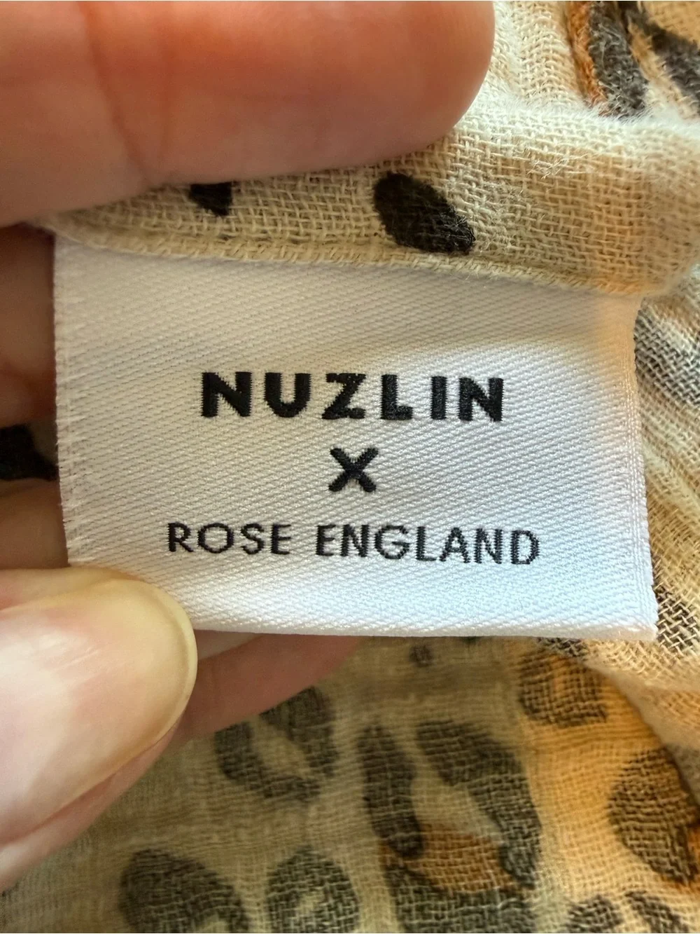 Nuzlin Organic Cotton Swaddle Blanket Nursing Cover Lightweight Animal Print